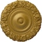 Ekena Millwork Marseille Ceiling Medallion (Fits Canopies up to 7 3/8"), Hand-Painted Pharaohs Gold, 21"OD x 2"P CM21MAPGS - alternate 1